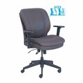 Sertapedic Cosset Ergonomic Task Chair, Supports up to 275 lbs., Gray/Black 48967B